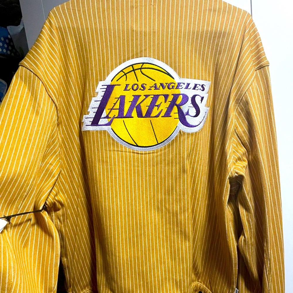 FairPlay 2xl lakers pin striped jacket. New never worn.